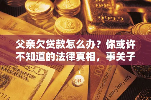 济南父亲欠贷款怎么办？你或许不知道的法律真相，事关子女未来