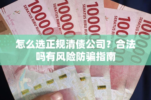 济南怎么选正规清债公司？合法吗有风险防骗指南